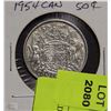 Image 1 : CANADIAN 50 CENT PIECE 1954