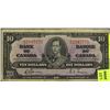 Image 1 : CANADIAN 1937 10 DOLLAR BANKNOTE