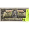 Image 1 : 1937 CANADAIN 20 DOLLAR BANKNOTE