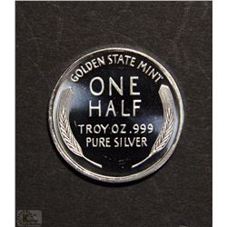 HALF OUNCE SILVER COIN