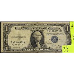 US 1 DOLLAR SILVER CERTIFICATE BANKNOTE