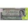 Image 1 : 1954 CANADIAN 1 DOLLAR DEVILS FACE BANKNOTE