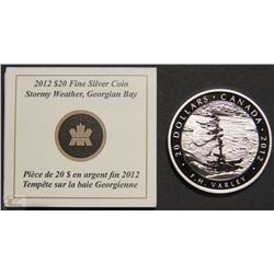 L)2012 FINE SILVER F.H.VARLEY ART CANADA $20