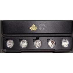 X)2015 RCM ISSUE SET OF 5 OUTDOOR ADVENTURE PROOF