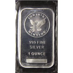 SUNSHINE MINT 1oz SILVER BAR