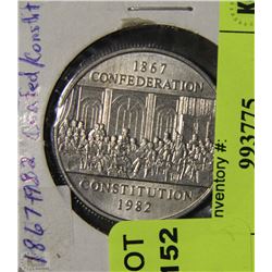1867-1982 CONFEDERATION/CONSTITUTIONAL DOLLAR