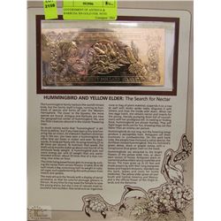 GOVERNMENT OF ANTIGUA & BARBUDA $30 GOLD FOIL NOTE