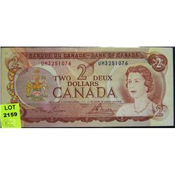 1974 CANADIAN TWO DOLLAR BANKNOTE