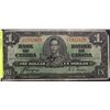 Image 1 : 1937 KING GEORGE VI ONE DOLLAR BANKNOTE