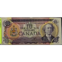 1971 CANADIAN TEN DOLLAR BANKNOTE