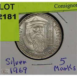 GERMANY 5 MARK SILVER COIN