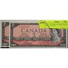 Image 1 : TWO-CANADIAN TWO DOLLAR 1954 BANK NOTES W/