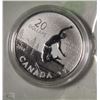 Image 1 : 2014 CANADIAN TWENTY DOLLAR .9999 FINE SILVER COIN