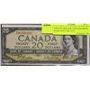 Image 1 : TWENTY DOLLAR  1954 CANADIAN BANK NOTE OFF CUT