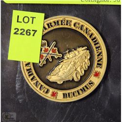 A)CANADA  ARMY CHALLENGE COIN