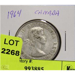 1964 CANADIAN SILVER HALF DOLLAR