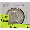 Image 1 : 1964 CANADIAN SILVER HALF DOLLAR