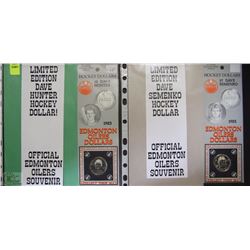 Y)OFFICIAL ISSUE EDMONTON OILERS HOCKEY DOLLARS