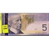 Image 1 : UNCIRCULATED 2006 CANADIAN FIVE DOLLAR BANKNOTE