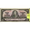 Image 1 : 1937 CANADIAN TEN DOLLAR BANKNOTE