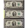 Image 1 : 1976 U.S. TWO DOLLAR BANKNOTES X3