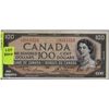 Image 1 : 1954 CANADIAN $100 DOLLAR BANKNOTE(EXCELLENT)