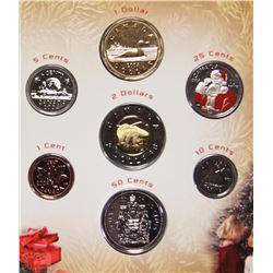 I)2004 CANADA UNCIRCULATED 7 COIN MINT SEALED SET