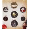 Image 1 : I)2004 CANADA UNCIRCULATED 7 COIN MINT SEALED SET