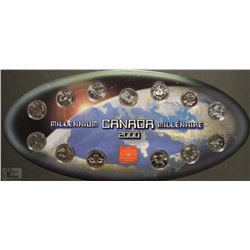 CANADIAN 2000 MILLENIUM QUARTER SET