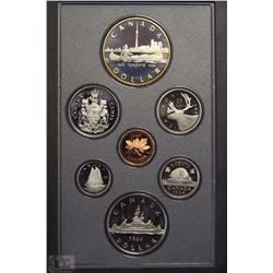 O)1984 SILVER DOUBLE DOLLAR 7 COIN PROOF MINT