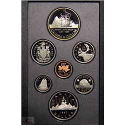 R)1987 SILVER DOUBLE DOLLAR 7 COIN PROOF MINT