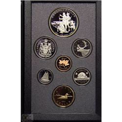 U)1990 SILVER DOUBLE DOLLAR 7 COIN PROOF MINT