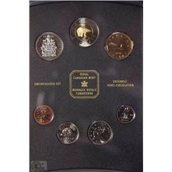 K)1998 CANADA UNCIRCULATED 7 COIN MINT SEALED SET