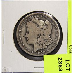 V) MORGAN SILVER DOLLAR 1900 (O)
