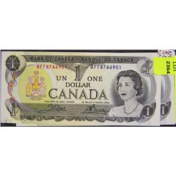 R) LOT OF 2 CONSECUTIVE UNCIRRCULATED $1 DOLLAR