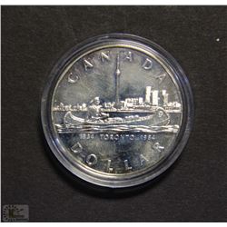 F) CANADIAN SILVER DOLLAR 1984