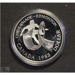 D) CANADIAN SILVER DOLLAR 1983