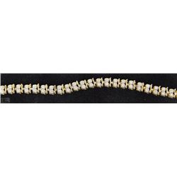 TRP100 14k YELLOW GOLD AND DIAMOND 3.31CT BRACELET