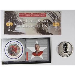 TRP58 NHL ALL STARS BOBBY HULL 2001 STAMP AND