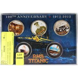 TRP65 RMS TITANIC 100TH ANNIVERSARY 24KT GOLD