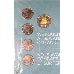 TRP63 RCM THE WAR OF 1812 COLLECTION 5 COINS