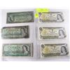 Image 1 : O)LOT OF 2 SHEETS  OF ONE DOLLAR BILLS INCLUDING