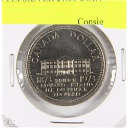 R)1973 PEI SILVER $1.00 COIN