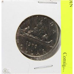 C)1976 CANADIAN ONE DOLLAR COIN