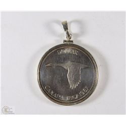 X)CENTENNIAL 1967 SILVER ONE DOLLAR COIN WITH BALE