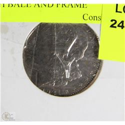 K)1921 USA ONE DOLLAR COIN "D" WITH BALE AND FRAME