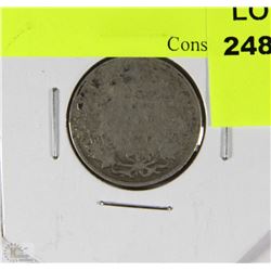 G)1906 CANADIAN 25 CENT COIN