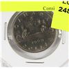 Image 1 : Z)1969 CANADIAN ONE DOLLAR COIN