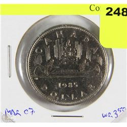 W)1985 CANADIAN ONE DOLLAR COIN