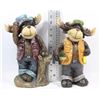 Image 1 : SET OF 2 GARDEN ORNAMENTS MOOSE STANDING AND